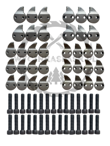Frezy Laski do FZ560T Komplet 30 Frezów + 30 Śrub do Frezarki do Pni