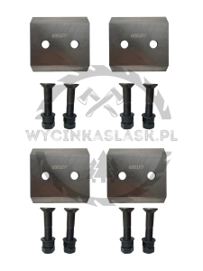 Komplet Vermeer BC190XL / BC200 XL 4 noże + Śruby 